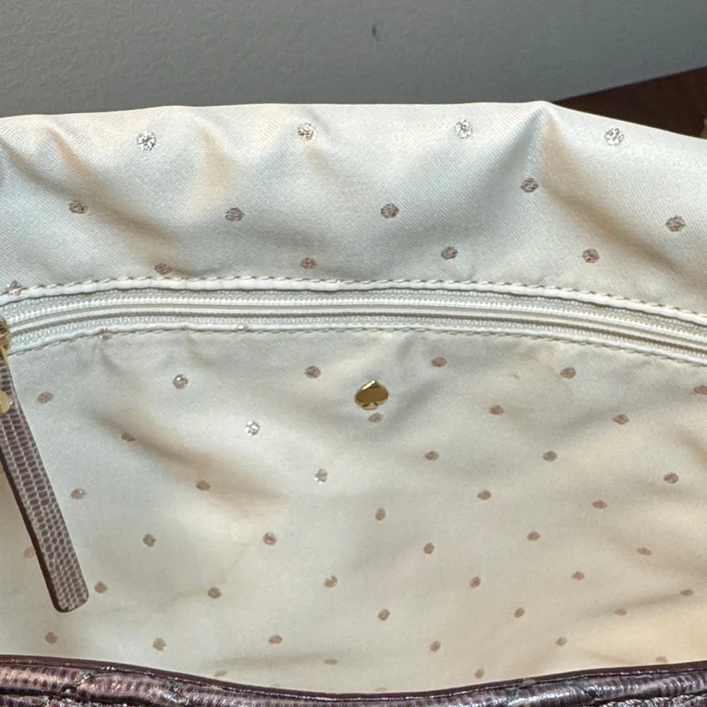 Kate Spade EUC Charlize Liberty Street Quilted Leather Brown Shoulder Bag - Picture 7 of 10